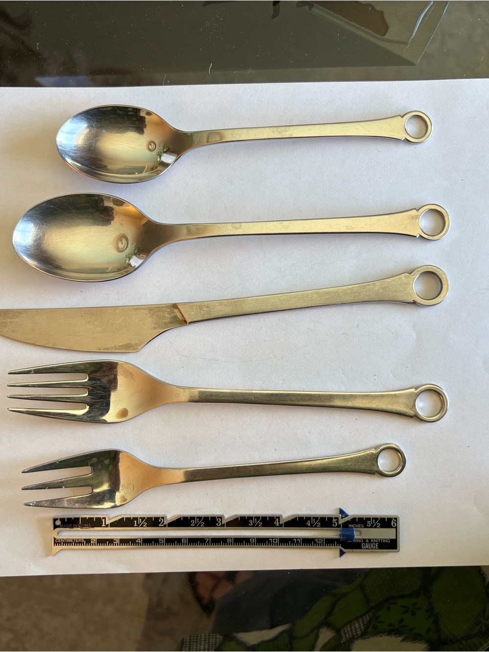 Vintage Danish Frigast Pantry Stainless Dinner Knife and Fork Set -
